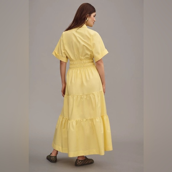 NWT! The Somerset Maxi Dress: Shirt Dress Edition - Yellow Pineapple 🟥 - Picture 2 of 5